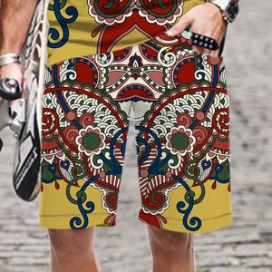 Heren shorts Heren Casual Streetwear Men/Women Harajuku Oversized Man Mens kleding Swimsuit Cool 3D Gedrukt Grappige losse modemannen