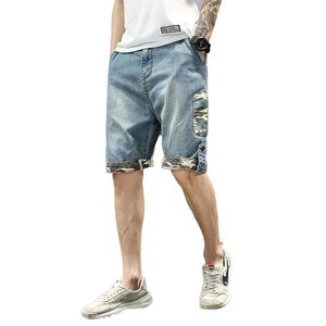 Heren shorts heren casual zomer van dunne bull-puncher knickers mannelijke mode losse wijd poot broek broek 5 punten