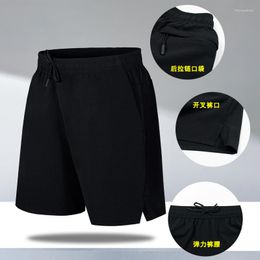 Herenshorts Heren Zomer Casual Oversized Solid Basketball Sport Fitness Running Treat String Sneldrogende strandshort