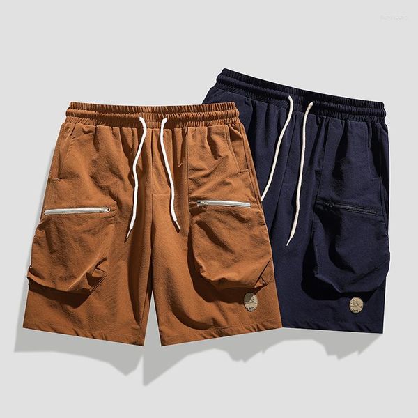 Shorts pour hommes Sports d'été pour hommes 2023 Marque de mode Lâche Porter à l'extérieur Capris Mince Casual Midd