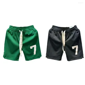 Shorts pour hommes Hommes Basketball Séchage rapide Gym avec cordon de taille Numéro d'impression Entraînement respirant pour Fitness Actif