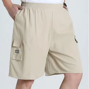 Heren shorts mannen Casual elastische taille wandelen losse mannelijke multi-pockets voor betaalbaar merk