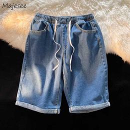 Heren shorts Men Casual shorts Design broek Blauw All-match ulzzang Drawring Baggy Streetwear College Teens Nieuwe trendy S-3XL Multi-zakken G230315