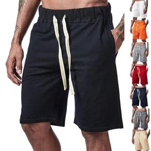 Pantalones cortos para hombres Hombres Fitness Deportes sueltos Culturismo Joggers Pantalones cortos de verano Hombre Casual Moda Playa Marca Pantalones deportivos