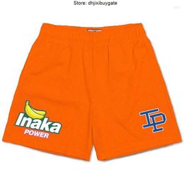 Heren Shorts Heren Inaka Power Banana Ip Mesh Sport Basketbal Training Ademend Gym Workout Korte Broek Q725 7RN5