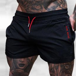 Herren-Shorts, leichte, dünne, kurze Hose, Laufen, Kniebeugen, Fitness, Fitnessstudio, schnell trocknender Kordelzug