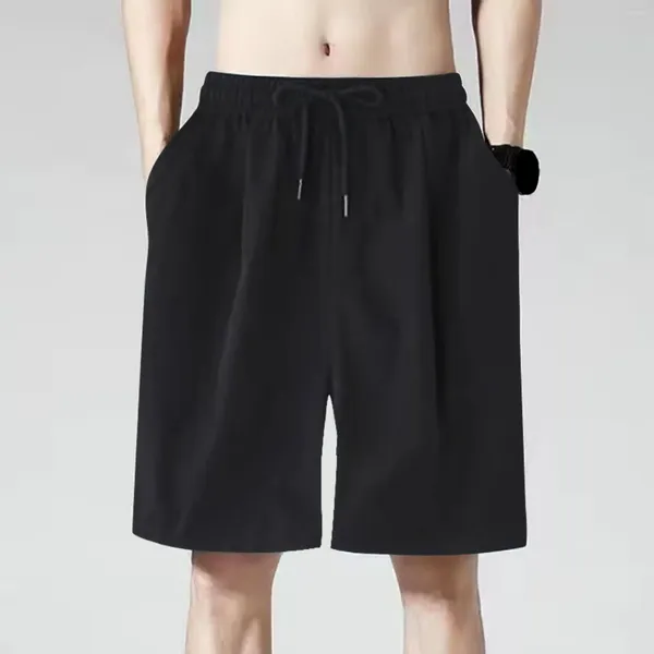 Shorts pour hommes hommes pantalons poches profondes coupe ample décontracté course entraînement entraînement basket-ball vêtements Ropa Hombre pantalon