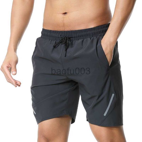 Pantalones cortos para hombres Hombres Pantalones cortos para correr Entrenamiento de secado rápido Pantalones de cinco puntos Pantalones cortos para correr sueltos Hombre Gimnasio Pantalones cortos de fitness J230531