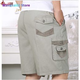 Shorts pour hommes Shorts pour hommes nouveaux Cargo Men Summer Fashion Army Military Tactical Homme Casual Multi-Pocket Male Baggy Pantalon 022023H
