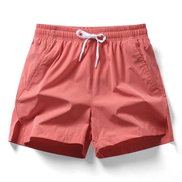 Shorts pour hommes Shorts de sport pour hommes Poche zippée Solide Droite Lâche Type Été Taille élastique Cordon Shorts décontractés Pantalons de plage pour homme AA230520