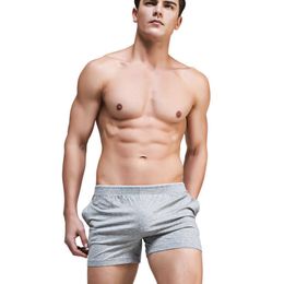 Heren shorts Men Shorts Gyms Sport Fitness Home Shorts Elastische taille Sport Running Short Underpants Joggers Modal Street Wear Sleeping Pants Z0504