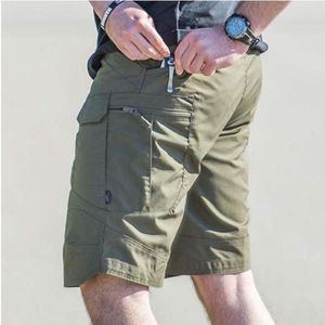 Heren shorts mannen shorts stedelijke militaire waterdichte vracht tactische shorts mannelijke buiten camo ademende snel droge broek zomer casual shorts 230403