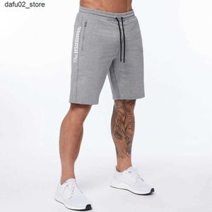 Shorts masculins hommes skinny coton nouveau sporting running shorts bodybuilding pantalas fitness pantalon court jogger gymnase sport basketball short Q240416