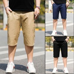 Herren Shorts Herren Sommer Mode Business Casual Chino Bürohose Coole Atmungsaktive Kleidung Einfarbig E03