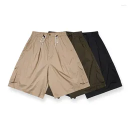 Heren shorts Men Summer Japan City Boy Gril Streetwear Fashion Loose Casual Otenze Wide Been Cargo Manne Women Women Short Pants