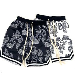 Hommes Shorts Hommes 2022 Harajuku Streetwear Hommes Bandana Motif Mode Été Hip Hop Casual Bot Élastique Wais Homme Pantalon Drop Deliver Dhb6O