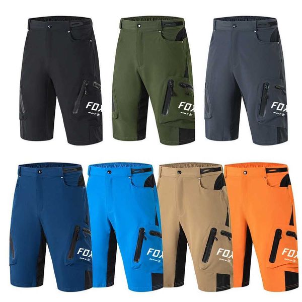 Shorts masculins pour hommes Bat Fox Mtb Courte de montagne courte courte hors route Dh Motorcycle Shorts extérieurs Séchage rapide Pantalon Downhill J240407