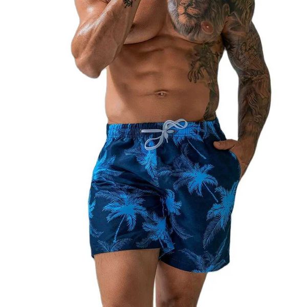 Pantalones cortos para hombres Pantalones de playa de marca para hombre Pantalones cortos casuales de verano para hombre Barra de natación de secado rápido Gimnasio para correr para hombre Barra de natación de talla grande J240328