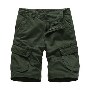 Hommes Shorts Hommes Cargo Shorts Marque Armée Militaire Tactique Shorts Hommes Coton Lâche Travail Casual Pantalon Court Drop 230417