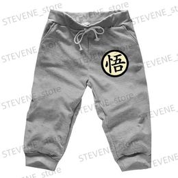 Shorts pour hommes hommes décontracté drôle imprimé longueur de mollet printemps été gris hommes survêtement pantalons de survêtement Anime Cosplay Fitness T240325
