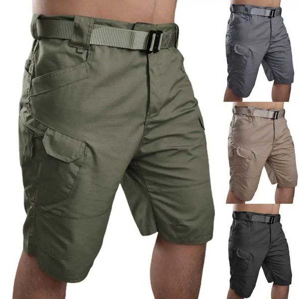 Pantalones cortos para hombre Pantalones cortos tácticos clásicos para hombre Pantalones cortos de bolsillo LTI de secado rápido impermeables mejorados Pantalones cortos de pesca para caza al aire libre C240402