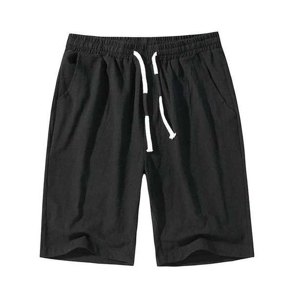Pantalones cortos para hombre Algodón para hombre Casual Classic Fit Cordón corto Pantalones cortos de playa de verano Hombres Troncos de natación Tablero de playa Hombres Bermudas Masculina XXXL G230131
