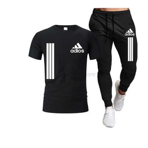 Heren shorts Heren Katoen T-shirt Set Casual T-shirt Athletic Shorts Heren Summer Wear Fashion 240419 240419