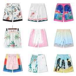 Heren shorts Herenontwerper Multi -versie Hawaii Drawtring Men Dames Zomerbroek Zeer broek Holiday Loose Shortpant
