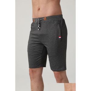 Hommes Shorts hommes mode conseil mâle respirant décontracté court couleur unie pantalon livraison directe vêtements vêtements Dhg53