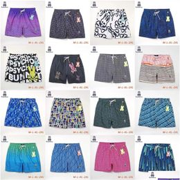 Heren Shorts Herenmode Zweet Strand Skl Rabbit Psycho Bunny Surf Sneldrogend Europese en Amerikaanse stijl Yoga Buit Voor Drop 284c