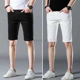 Short masculin pour hommes shorts 2022 Summer Denim Pantalon Short Slim Straight Fit Leisure Long Pantal
