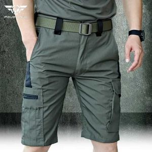 Short masculin mascules marchandises militaires shorts d'été respirants pantalon tactique multi-poche