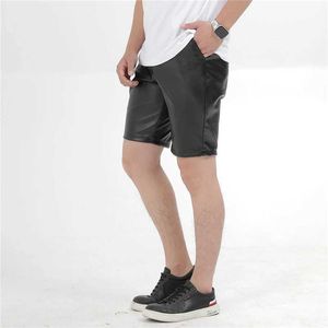 Herenshorts PU-leren herenshorts heren zomermodemerk board en plus size casual shorts heren straatkleding wit kaki rode shorts 240323