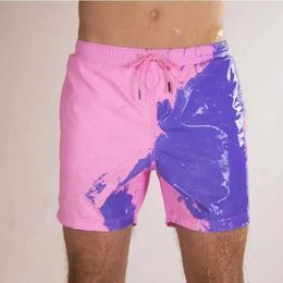 Heren shorts Heren Korte sexy roze kort oversized kleur veranderen strandbord kort kanten training zwempak korte zomerjurk 4xl S2452899