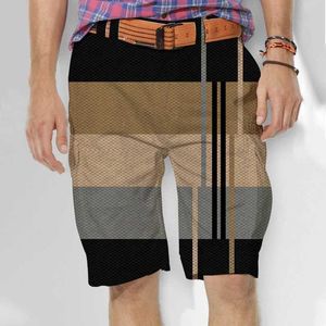 Men's Shorts Pantalones cortos para hombres Pantalones cortos para hombres 2024 Nuevos pantalones cortos de calle informales con estampado 3D para hombres Pantalones cortos rectos sueltos de trabajo M-3XLC240402