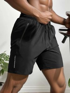 Heren shorts heren shorts sport fitness fitness fietsen buiten wandelen lopen droge koel ademende zweet absorptie en mini el J240426