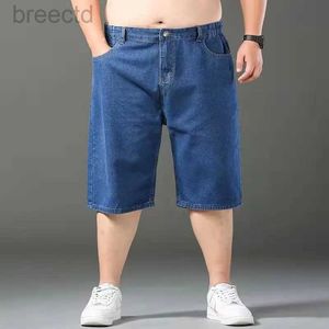 Shorts pour hommes Shorts pour hommes été grande taille hommes Extra Large Denim Shorts vêtements de rue mode nouveau coréen vêtements mâle nouveau sport décontracté bleu emplois 46 24325