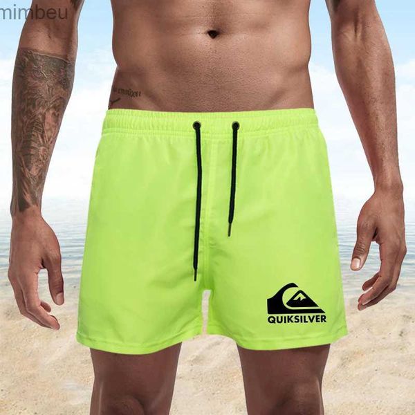 Pantalones cortos para hombres Pantalones cortos para hombres Traje de baño de verano Traje de baño para hombres Bañadores Boxer Cortos Pantalones cortos de playa sexy Tabla de surf Ropa para hombres Pantalones 240226