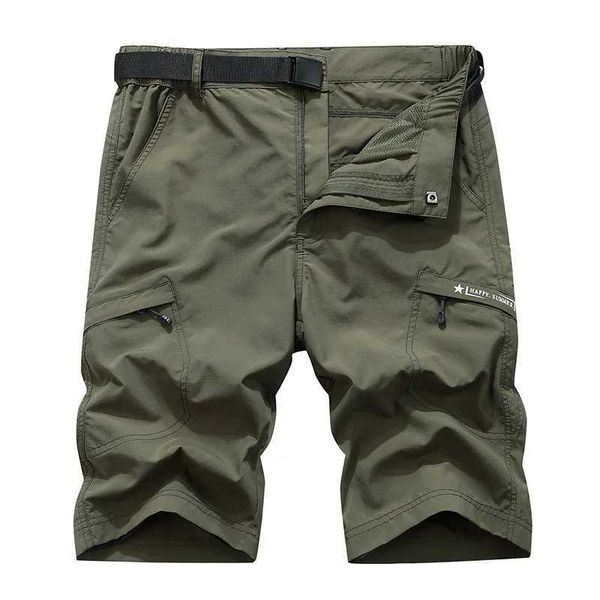 Shorts pour hommes Hommes été nouveaux outils de loisirs de plein air Multi poche short à séchage rapide short de grande taille hommes short de sport mode hommes J240325