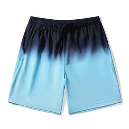 Pantalones cortos masculinos pantalones de verano la banda elástica corbata die flowe flowet informal deportes de baloncesto para hombres Nylon Cargo