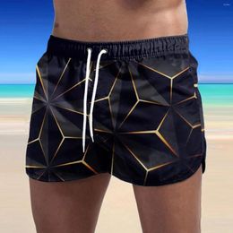 Shorts pour hommes Maillots de bain pour hommes avec doublure de compression Poches de course Tenues pour hommes Travaillez à l'intérieur de la maison