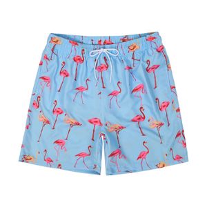 Pantalones de baño para hombres pantalones de natación flamencos pantalones cortos de playa rápidos pantalones cortos secos con estampado animal ropa de verano T240505