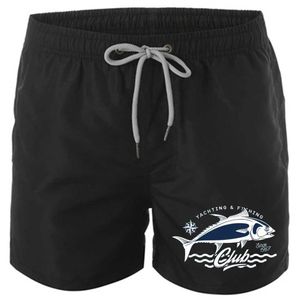 Heren shorts Heren Zwemmen Shorts Summer Vispatroon Beach Sexy Laagbouw ademend surfen snel drogen 2024 Q240427