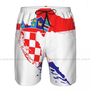 Herenshorts Zwemkleding voor heren Polen en Kroatië Vlag Trunks Badpak Strandkleding Boardshorts