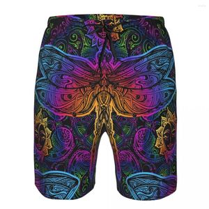 Herenshorts Herenzwemkleding Zwemshort Trunk Mandala's Paisley Dragonfly Sun Beach Board Zwemmen Surfen