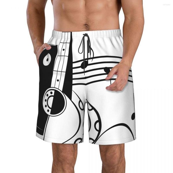 Shorts pour hommes Maillots de bain pour hommes Maillots de bain Beach Board Maillots de bain Running Sports Surfing Guitars And Violin Quick Dry