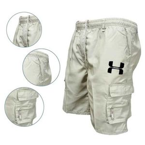 Short masculin pour hommes shorts tactiques d'été de jogging décontracté shorts de fret en vrac élastique multi-poche