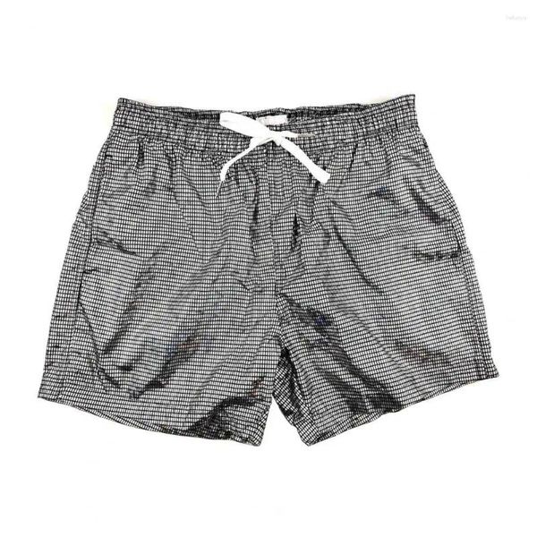 Pantalones cortos para hombres Pantalones de playa con estampado metálico Gimnasio de lentejuelas con cintura elástica con cordón para fitness de secado rápido Ropa deportiva para correr