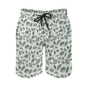 Shorts pour hommes Metapod Calming Artwork Maillot de bain pour hommes Plage de volley-ball à séchage rapide avec poches pour feuilles vertes calmesHommes