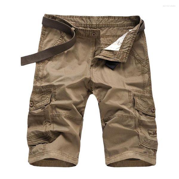 Shorts pour hommes Cargo militaire de haute qualité marque armée Camouflage tactique hommes coton lâche décontracté pantalons courts grande taille